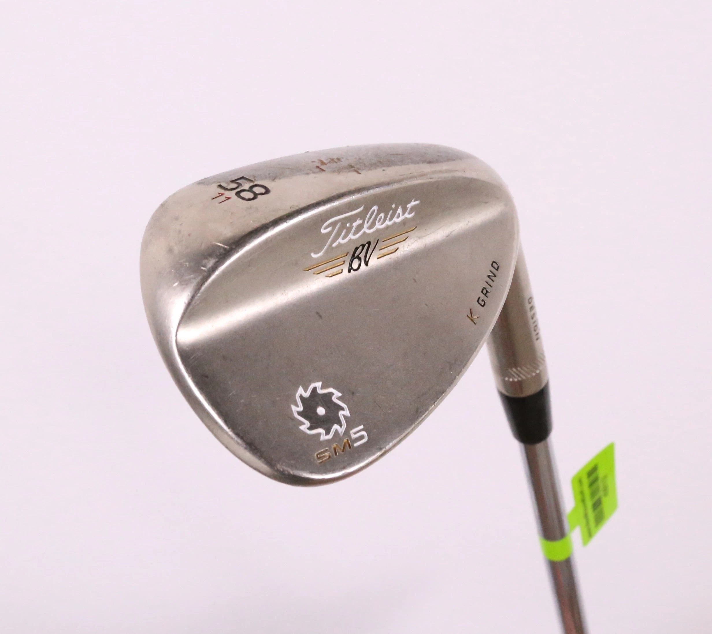 Titleist Vokey SM5 Gold Nickel 58* Wedge RH 35.5 In True Temper Steel Stiff