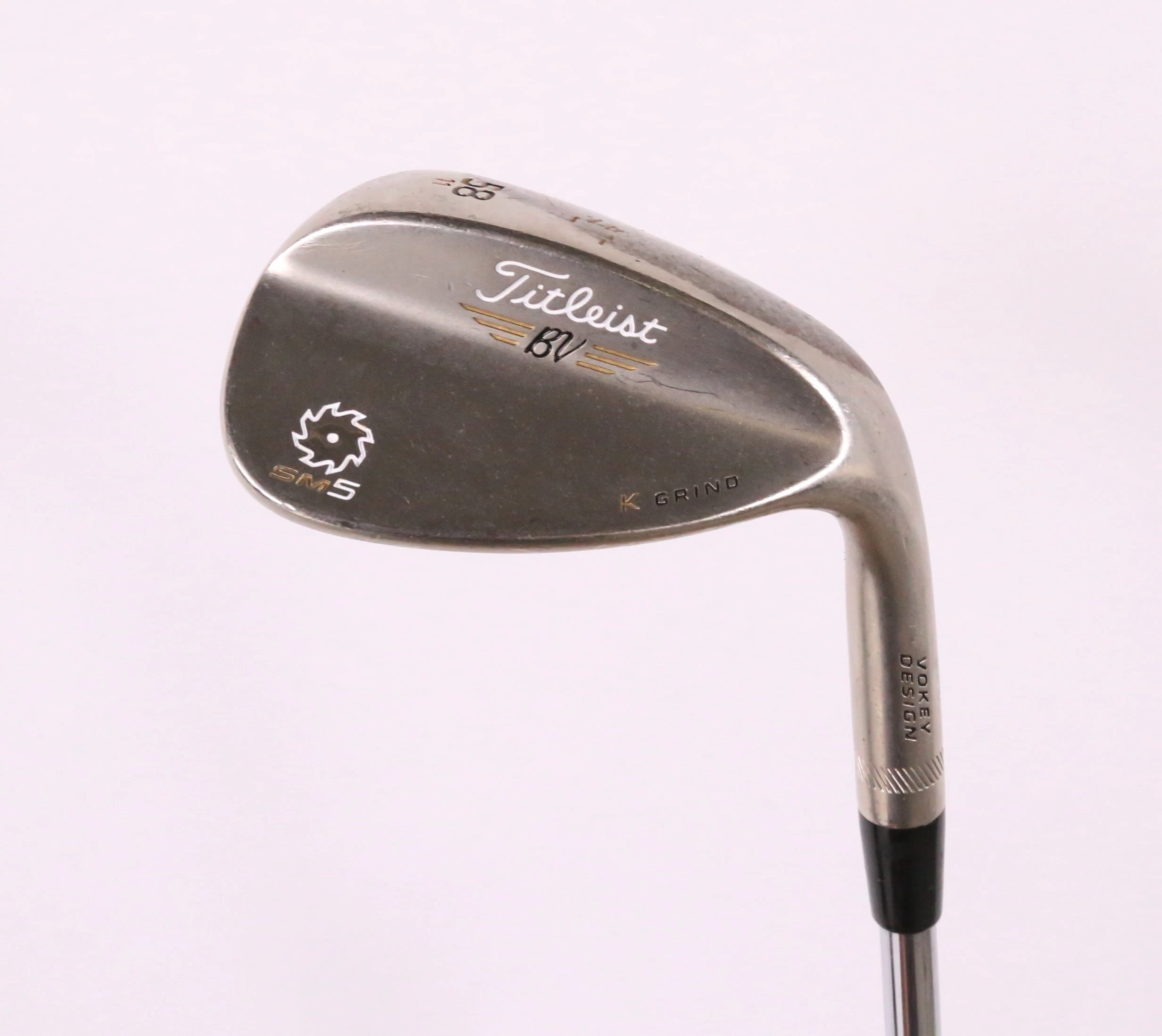 Titleist Vokey SM5 Gold Nickel 58* Wedge RH 35.5 In True Temper Steel Stiff - Image 2