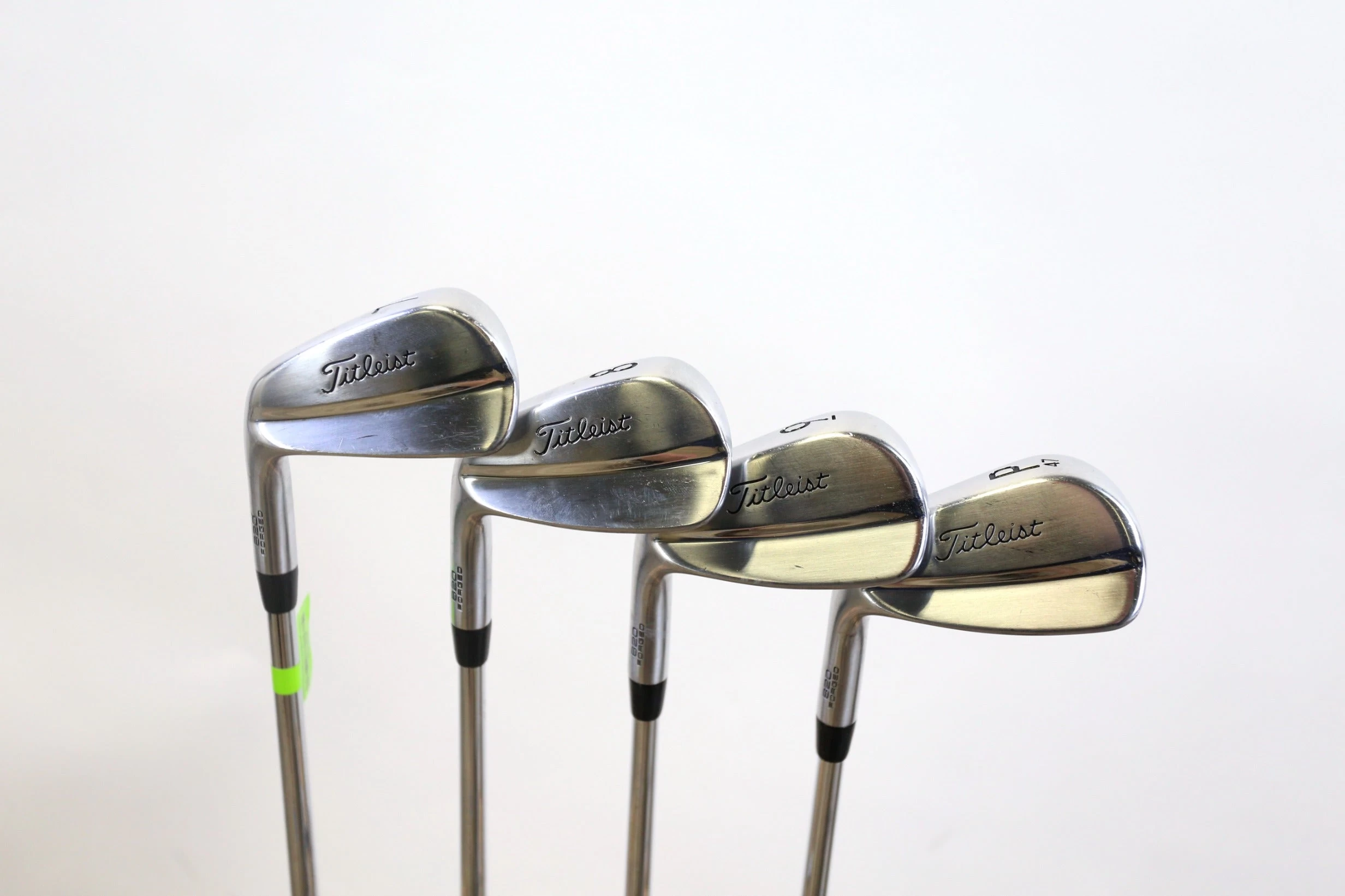 LEFTY Titleist 620 MB 7-PW Iron Set -0.25 In Steel Shaft Stiff Flex