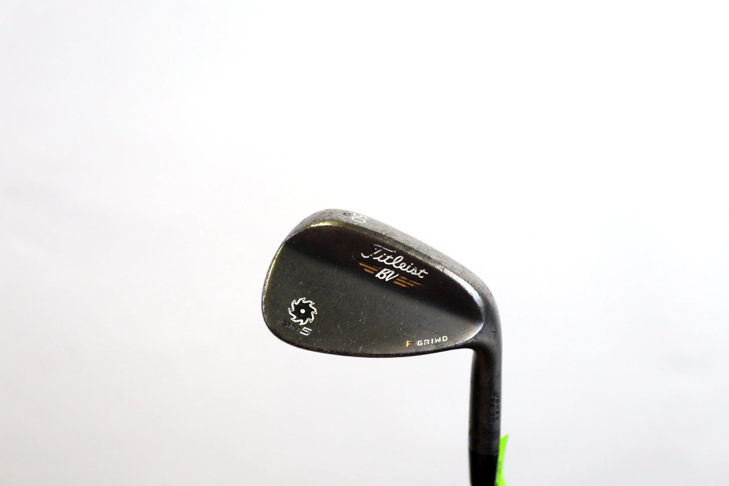 Titleist Vokey SM5 Raw Black 50* Wedge RH 37.25 In Vokey Design Steel Stiff Flex