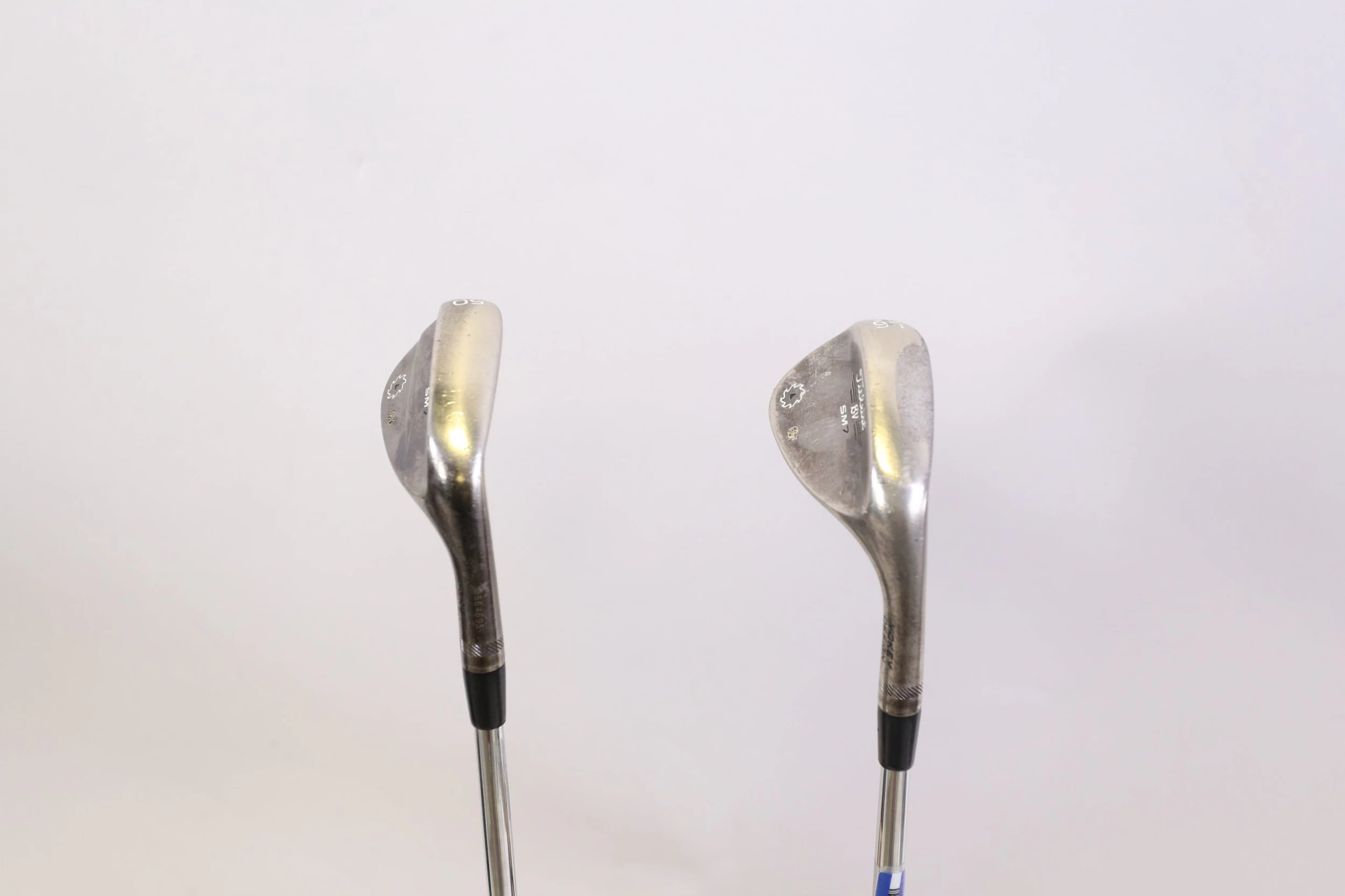 Titleist Vokey SM7 Brushed Steel F Grind 50* & 56* Wedge Set RH Stiff Flex - Image 4