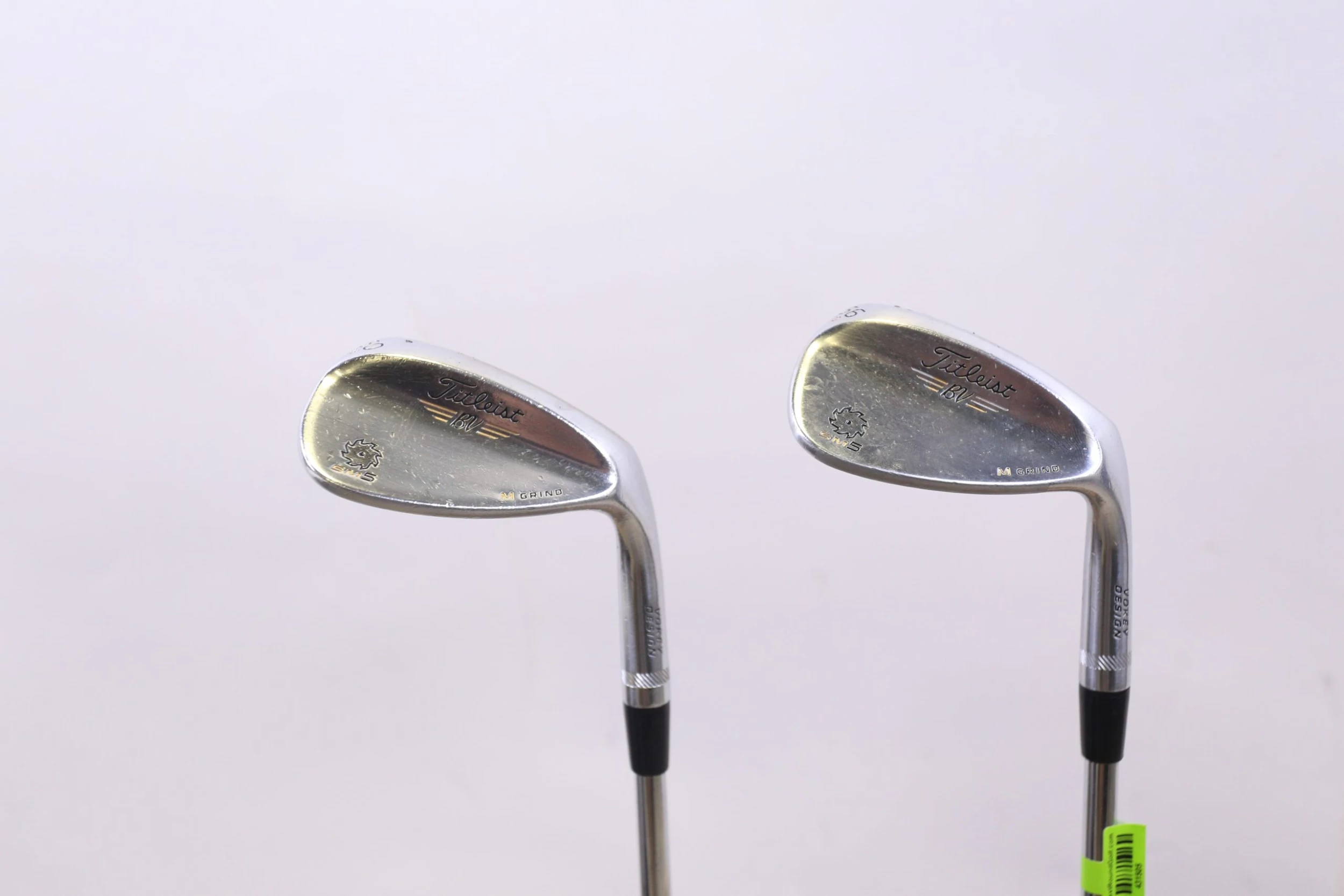Titleist Vokey SM5 Tour Chrome M Grind 56* & 60* Wedge Set RH Steel Wedge Flex