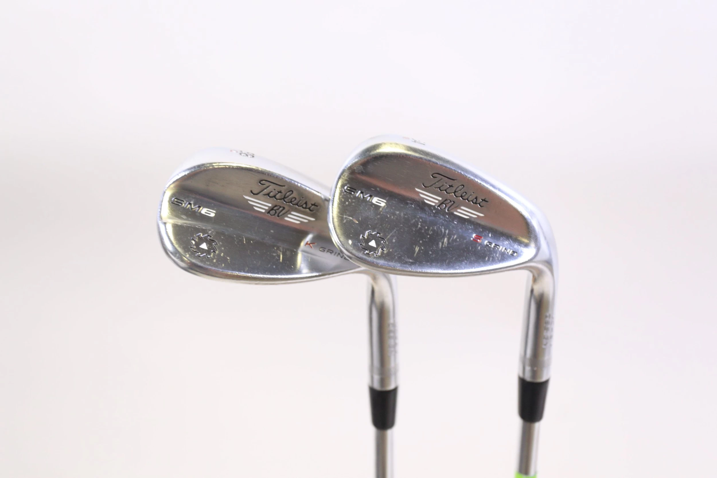 Titleist Vokey SM6 Tour Chrome S Grind Wedge Set 35 In RH 54*, 58* Project X