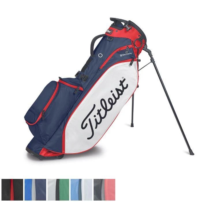 Titleist Players 4 StaDry Stand Bag Black/Black/Red (TB23SX2-006) - Image 2