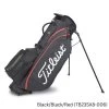 Titleist Players 5 Stand Bag Black/Black/Red (TB23SX8-006)
