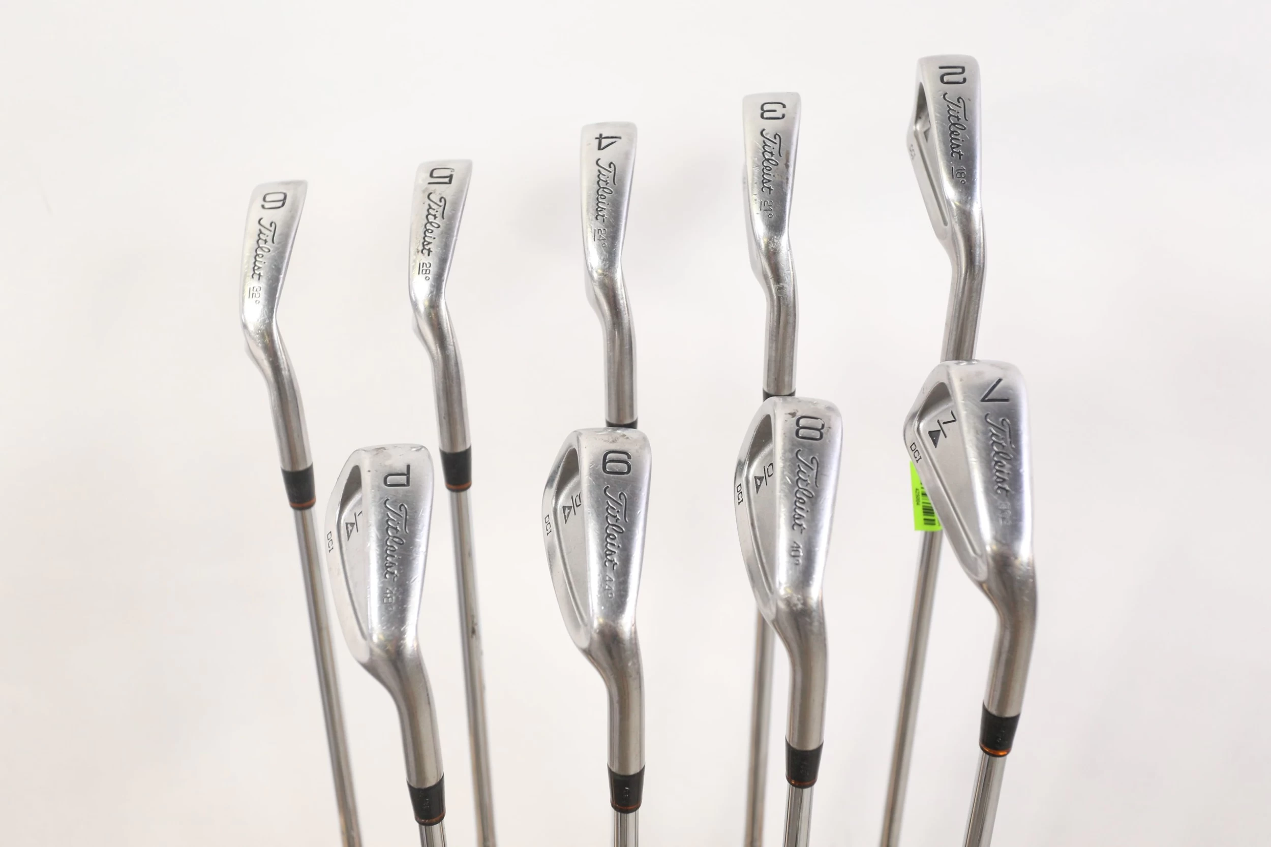 Titleist DCI Black 2-9, PW Iron Set RH -0.5 Titleist Steel Shaft Stiff Flex - Image 5