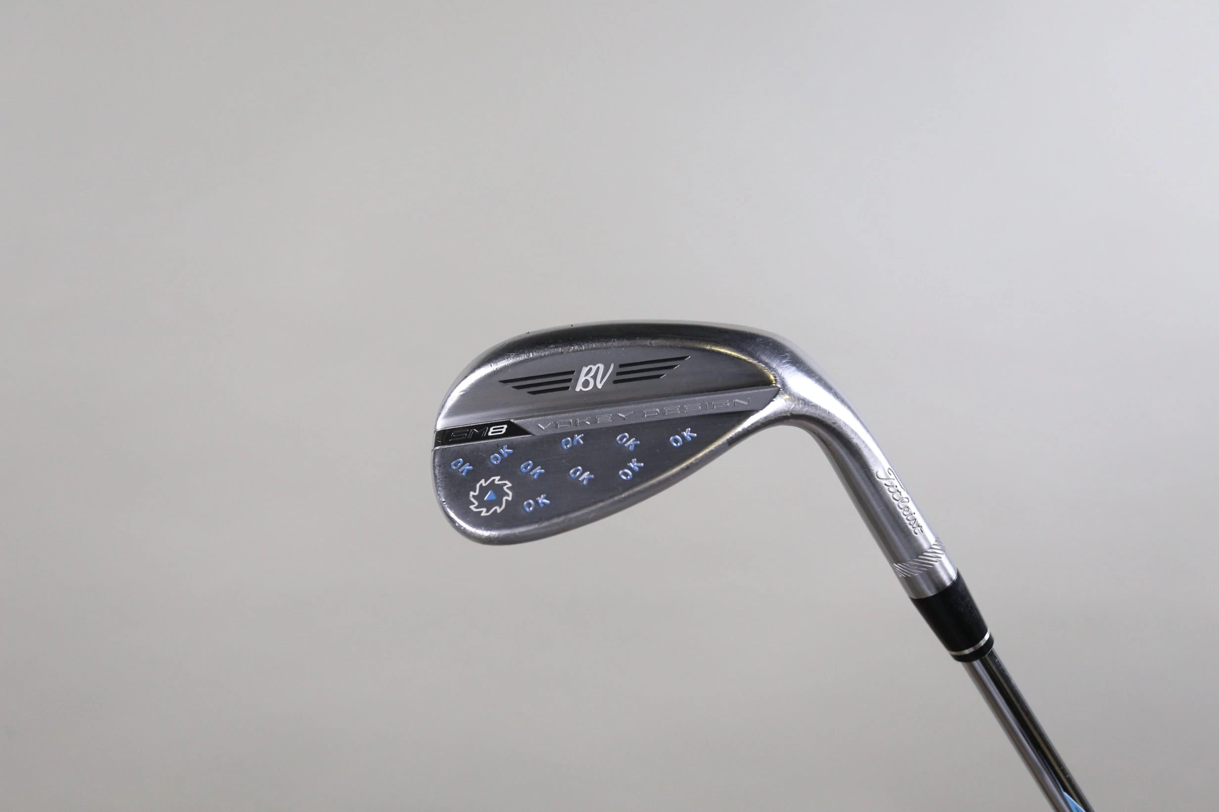 Titleist Vokey SM8 Tour Chrome M Grind Lob Wedge 58* RH 35 In True Temper Stiff
