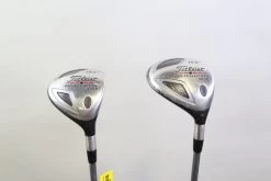 Titleist 980F 3, 5 Wood Set RH Graphite Shaft Stiff Flex