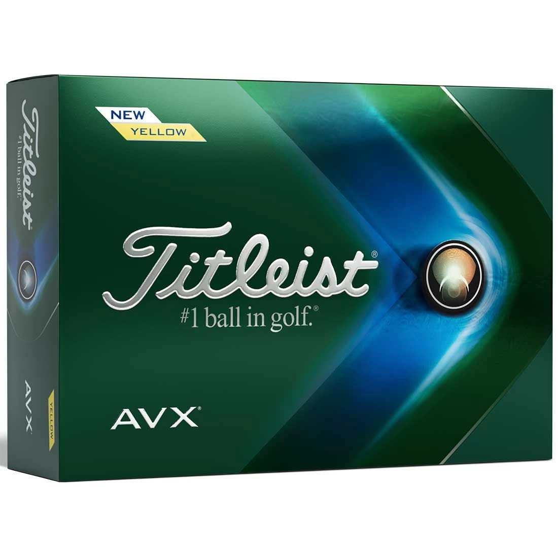 Titleist AVX Yellow Personalized Golf Balls