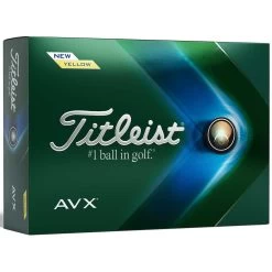 Titleist AVX Yellow Golf Balls