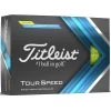 Titleist Tour Speed Yellow Personalized Golf Balls