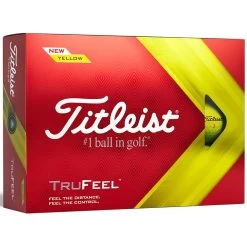 Titleist TruFeel Yellow Personalized Golf Balls