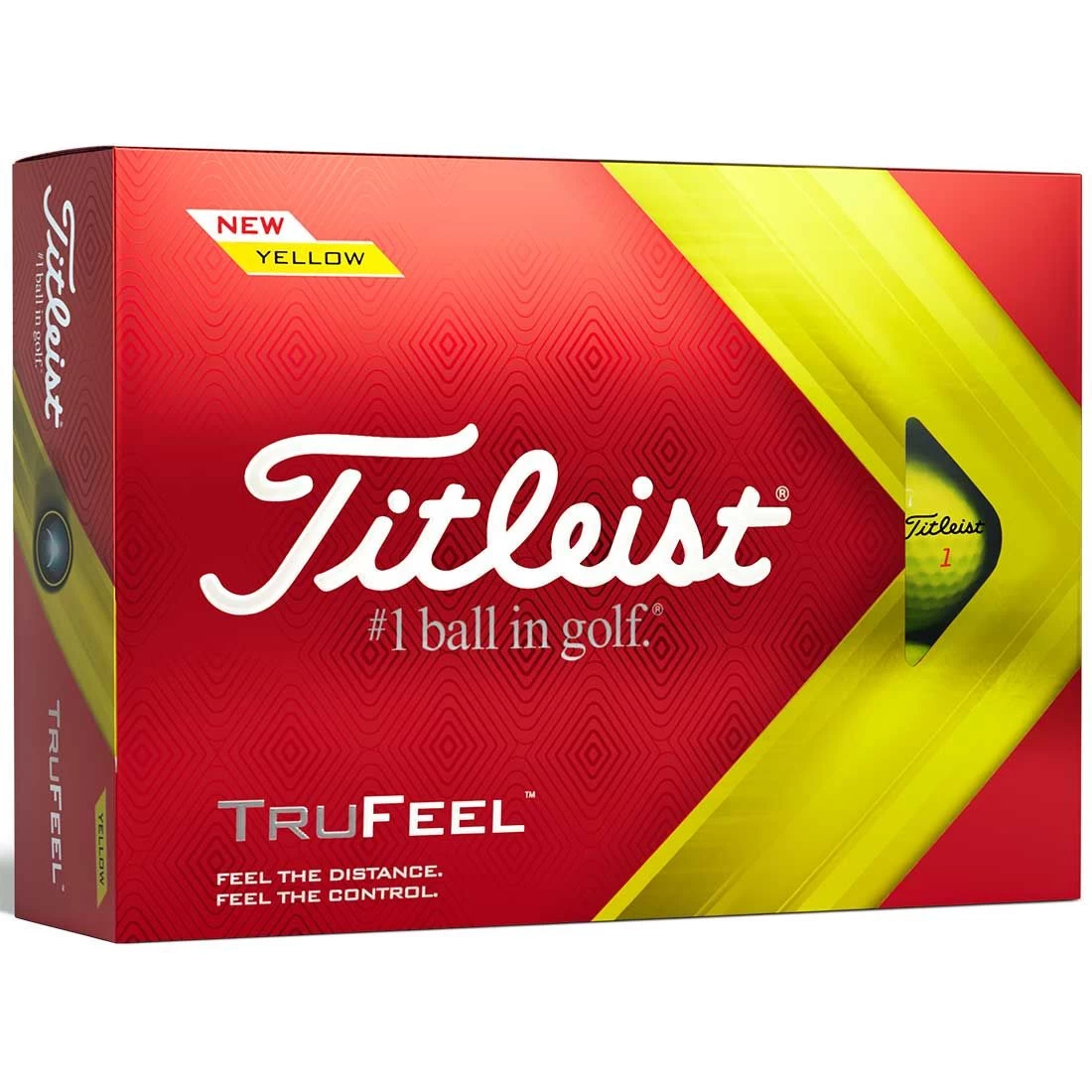 Titleist TruFeel Yellow Personalized Golf Balls