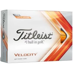 Titleist Velocity Matte Orange Golf Balls