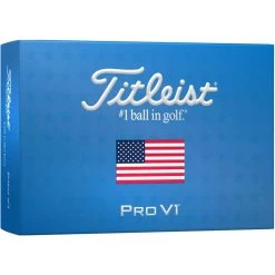 Titleist Pro V1 USA Flag Limited Edition 6-Pack Golf Balls