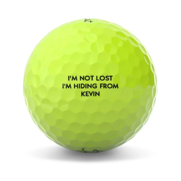 Titleist Pro V1x Yellow Personalized Golf Balls - Image 8